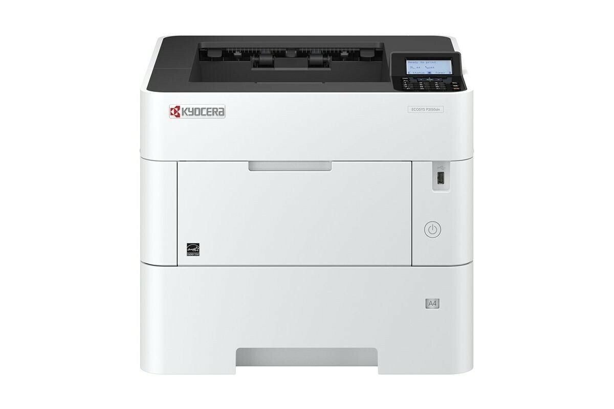 Принтер Kyocera ECOSYS P3150dn, A4, 50 стр / мин, 512Mb, LCD, USB2.0,  сетевой, двусторонняя печать