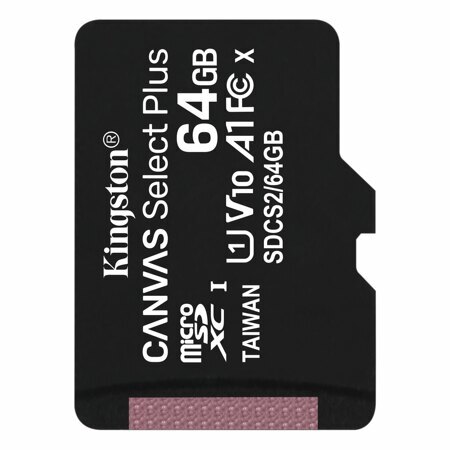 Карта памяти 64GB Kingston MicroSD Class10